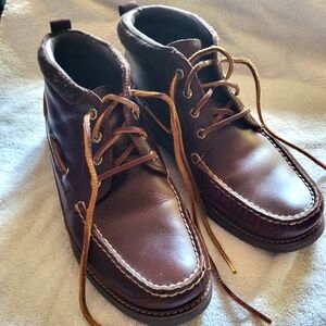 Sperry leather ankle boots size 11